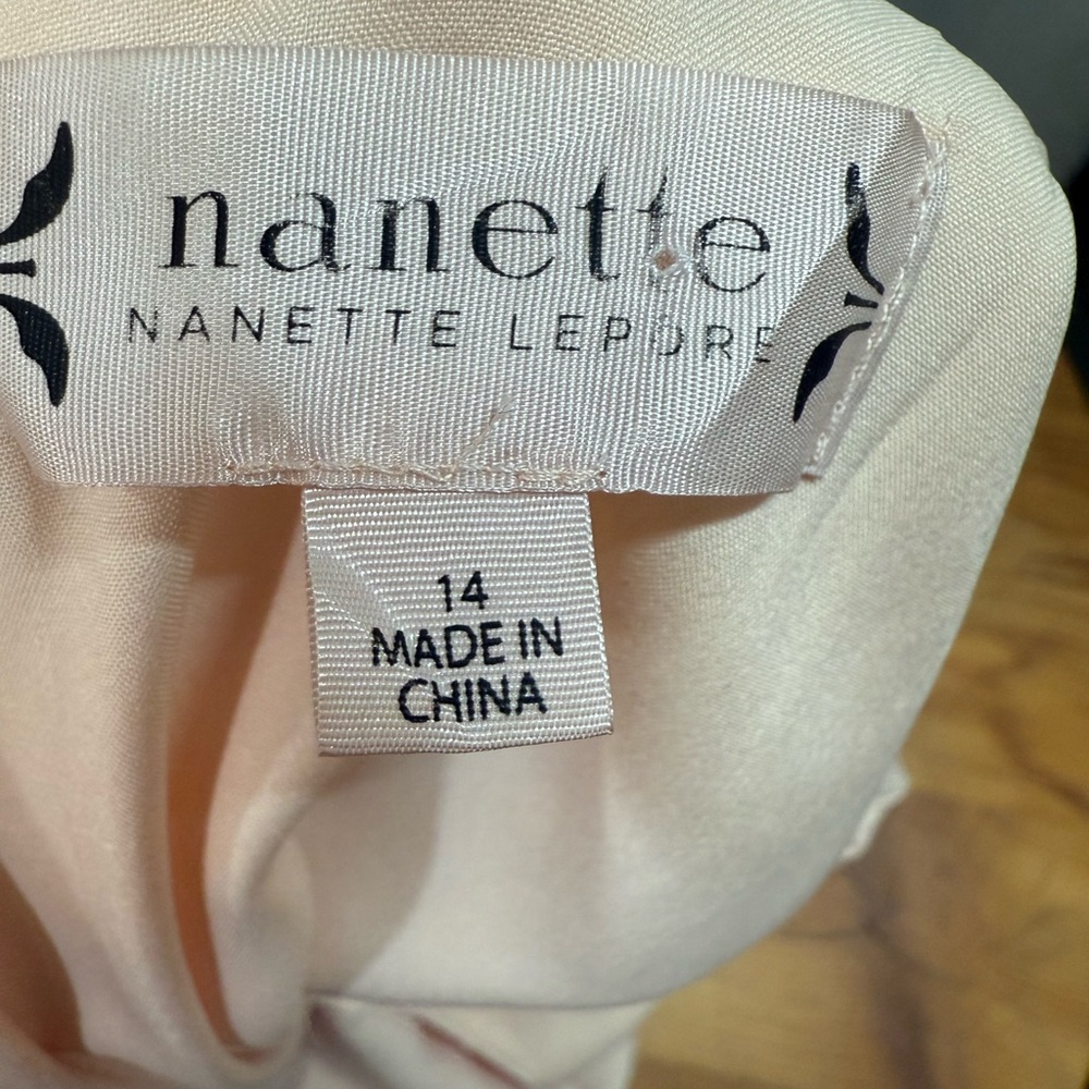 Nanette Lepore Soft Blush and Cream Dress - Picture 5 of 6